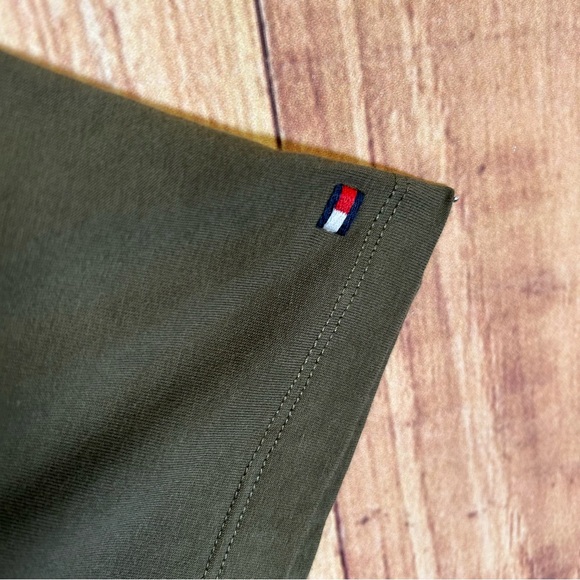 TOMMY HILFIGER Womens Plus Size T Shirt Dress Olive Green 2X #151 - Picture 6 of 16